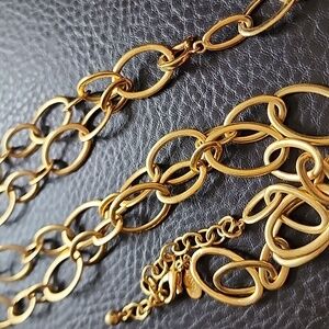 Gold Link Chain Joan Rivers Necklace - Women Jewelry